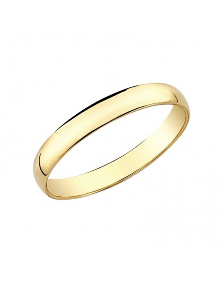 Alianza Lisa 3 mm en Oro Amarillo 18K(750)